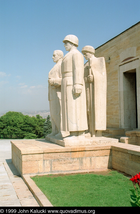 Photographs of Ankara and Ataturk's Tomb.