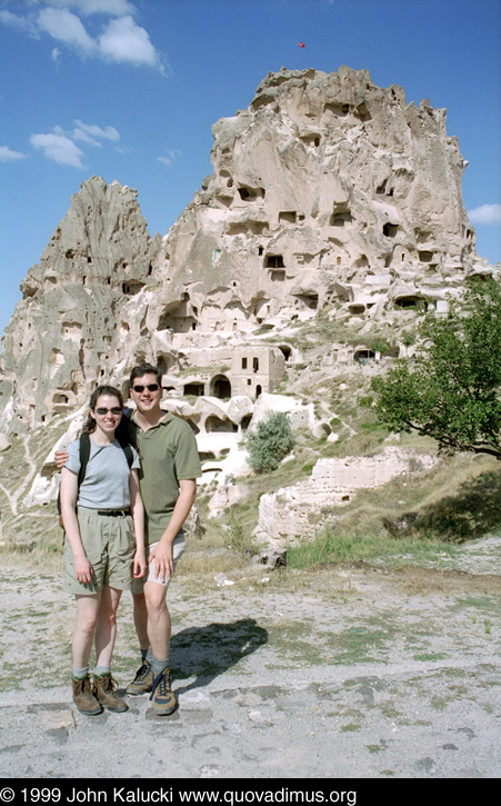 Photographs of John and Anne in Turkey.