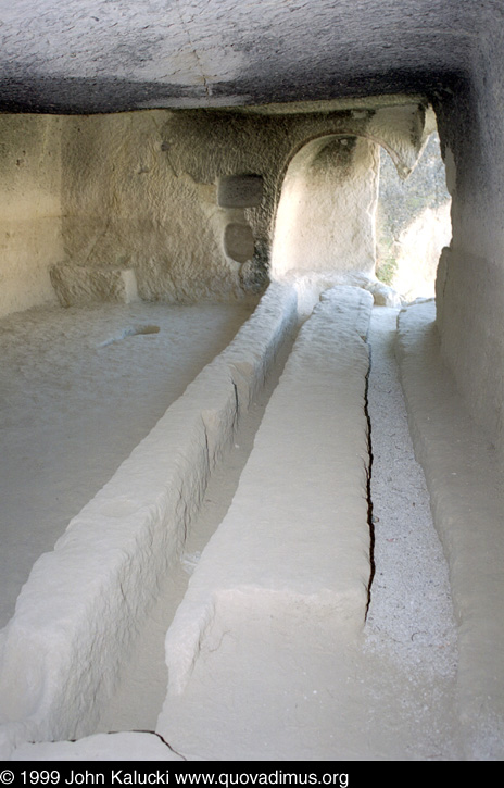 Photographs of the early churches and frescos at the Goreme Open Air Museum, Cappadocia, Turkey.