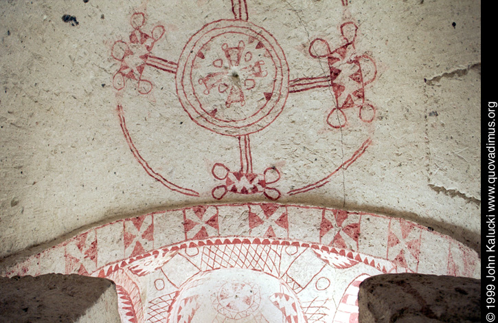 Photographs of the early churches and frescos at the Goreme Open Air Museum, Cappadocia, Turkey.