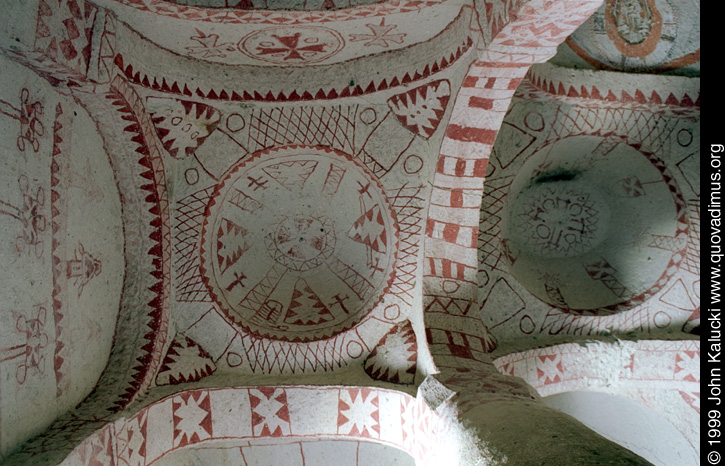 Photographs of the early churches and frescos at the Goreme Open Air Museum, Cappadocia, Turkey.