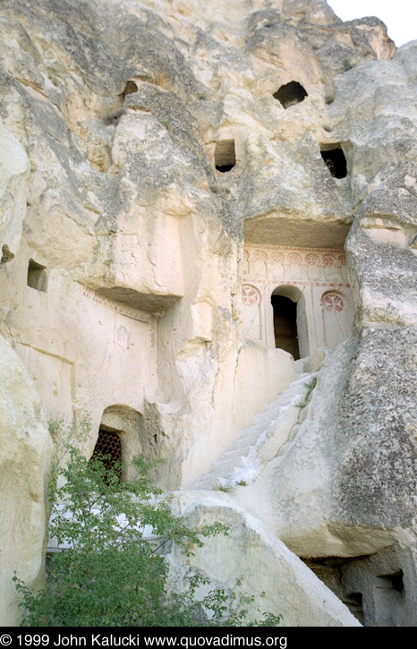 Photographs of the early churches and frescos at the Goreme Open Air Museum, Cappadocia, Turkey.