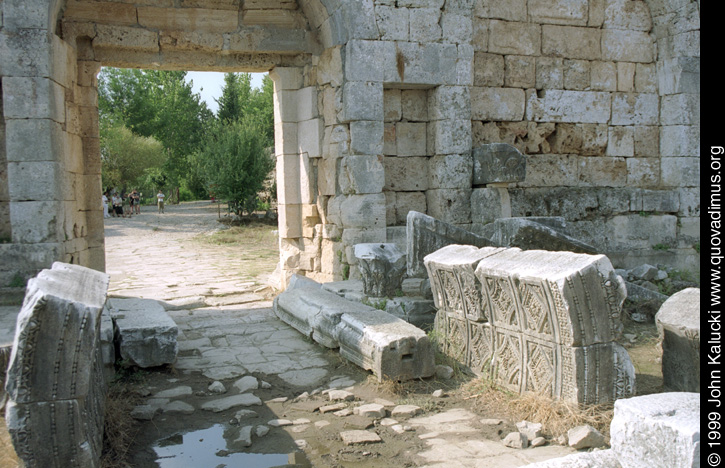 Photographs of the Roman ruins at Perge, Turkey.