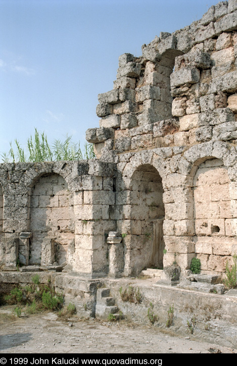 Photographs of the Roman ruins at Perge, Turkey.