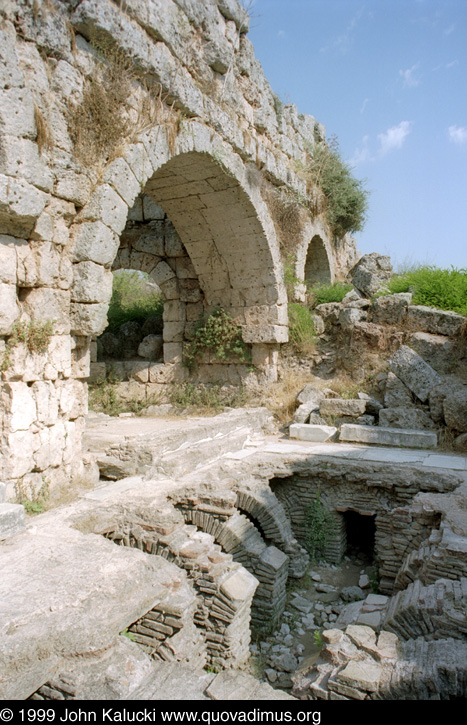 Photographs of the Roman ruins at Perge, Turkey.