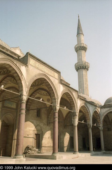 Photographs of notable mosques in Istanbul, Turkey.