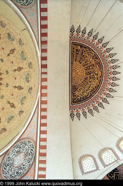 Photographs of notable mosques in Istanbul, Turkey.