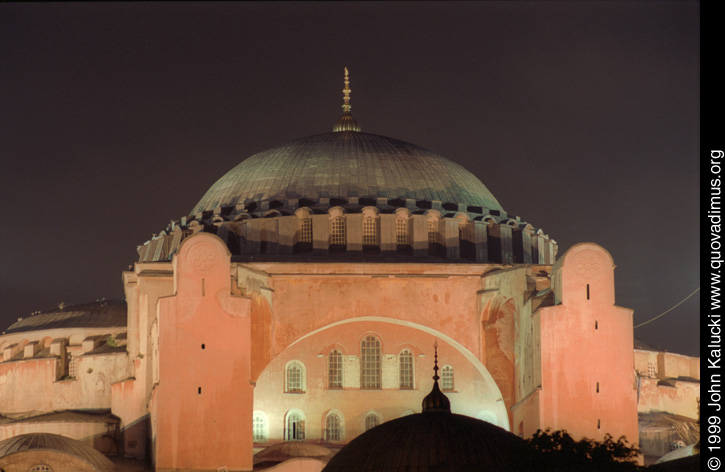 Photographs of the Aya Sophia in Istanbul Turkey.