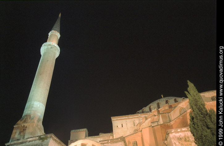 Photographs of the Aya Sophia in Istanbul Turkey.