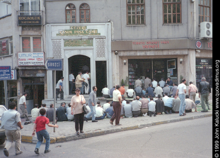 Photographs of notable mosques in Istanbul, Turkey.