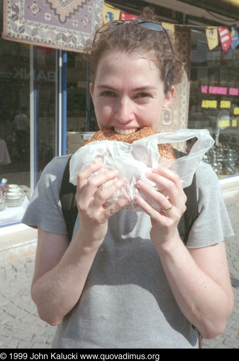 Photographs of John and Anne in Turkey.