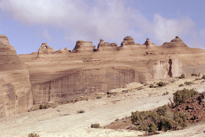 Photographs of the Delicate Arch in Arches National Park, Utah.