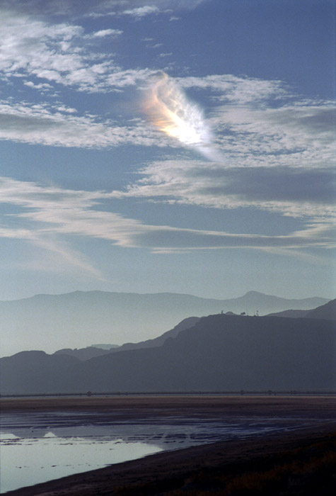 Photographs of Utah's Bonneville Salt Flats under the winter deluge.