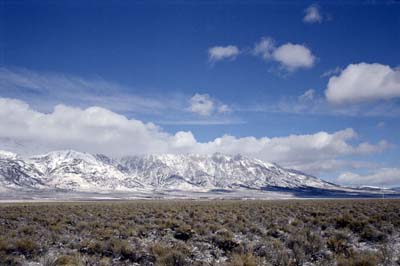 Photographs from a snowy drive between Elko and Ely over 'Secret Pass'.