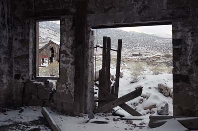 Photographs of the ghost town of Frisco, Utah.