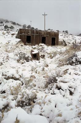 Photographs of the ghost town of Frisco, Utah.