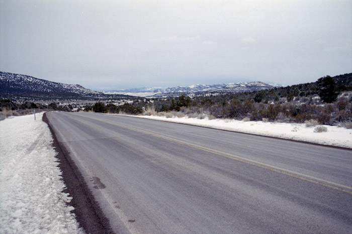 Photographs of a few of the many mountain summits and passes I travelled over in Nevada and Utah.