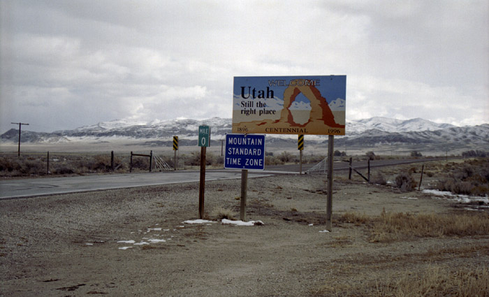 Things I found interesting while traveling through Utah and Nevada, November 1998.