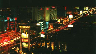 Photographs of a penthouse in the Miragine Hotel and Casino, Las Vegas, Nevada.